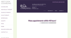 Desktop Screenshot of cookcounselingmn.com